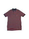 Vintage Ralph Lauren Poloshirt Gestreift Dunkelblau Rot L