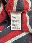 Vintage Ralph Lauren Poloshirt Gestreift Dunkelblau Rot L