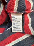 Vintage Ralph Lauren Poloshirt Gestreift Dunkelblau Rot L