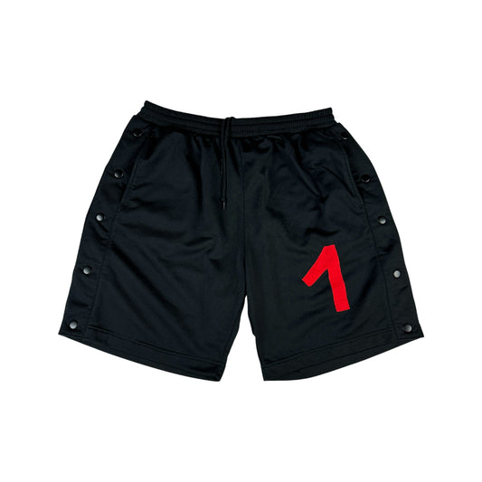 Vintage Reebok Shorts 90s Schnellficker #1 Schwarz XL
