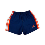 Vintage Adidas Shorts Late 90s Dunkelblau Orange (D6) M