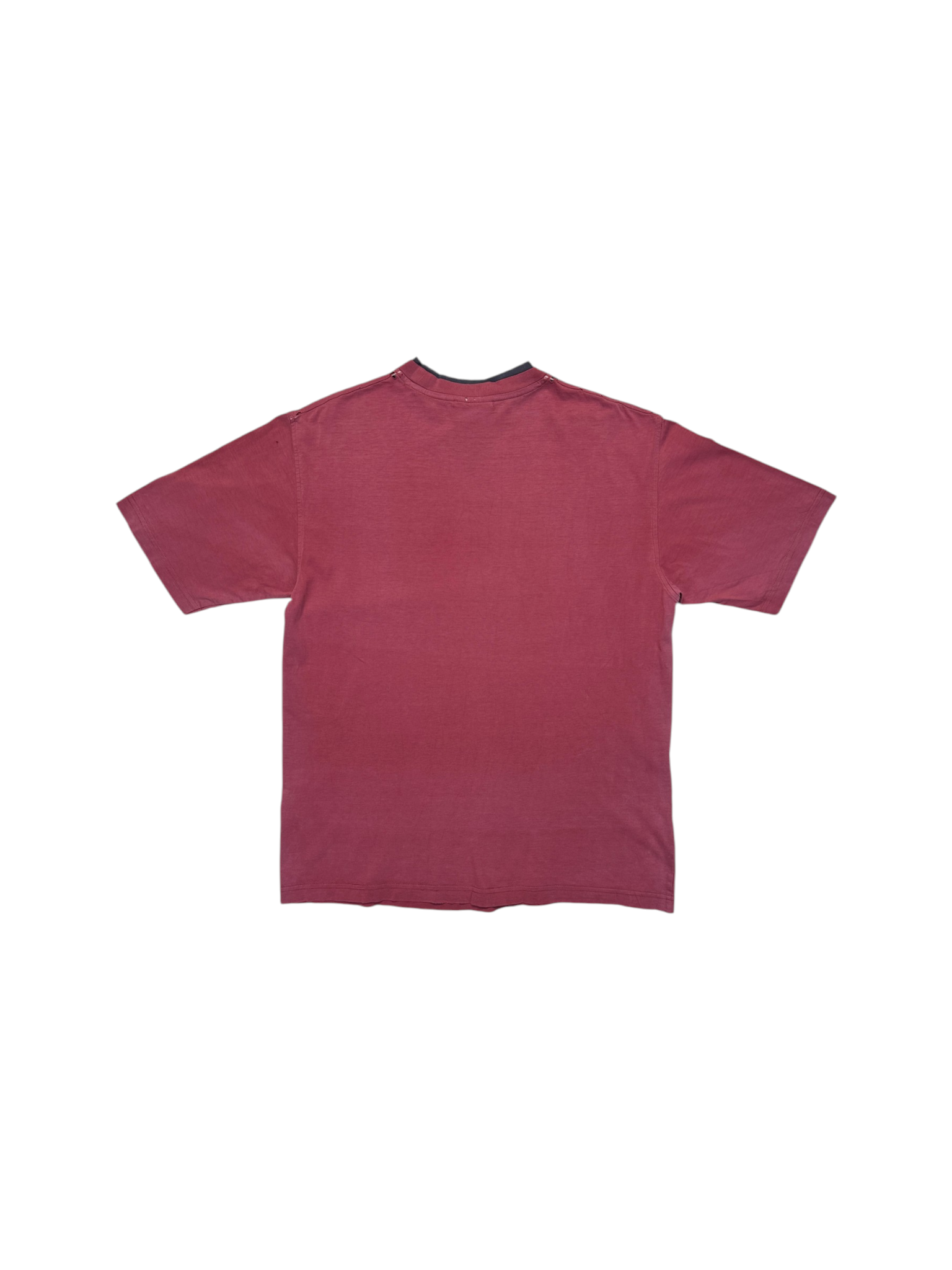90s Faded Asics Shirt Track&Field Rot