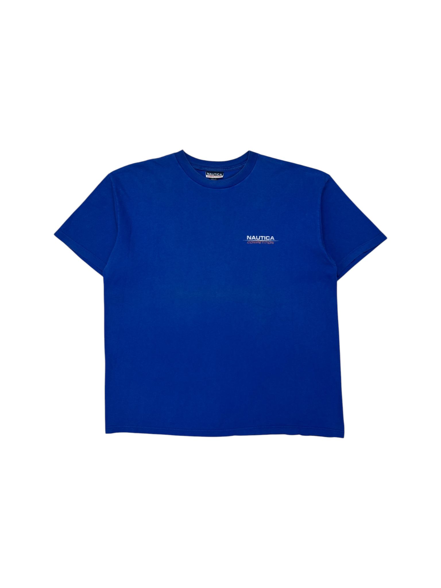 90s Nautica Competition Shirt Made In USA Blau