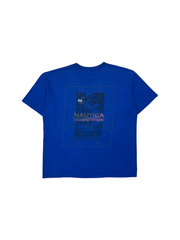 90s Nautica Competition Shirt Made In USA Blau