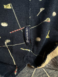 Vintage Chaps by Ralph Lauren Poloshirt Allover Print Golf Dunkelblau M