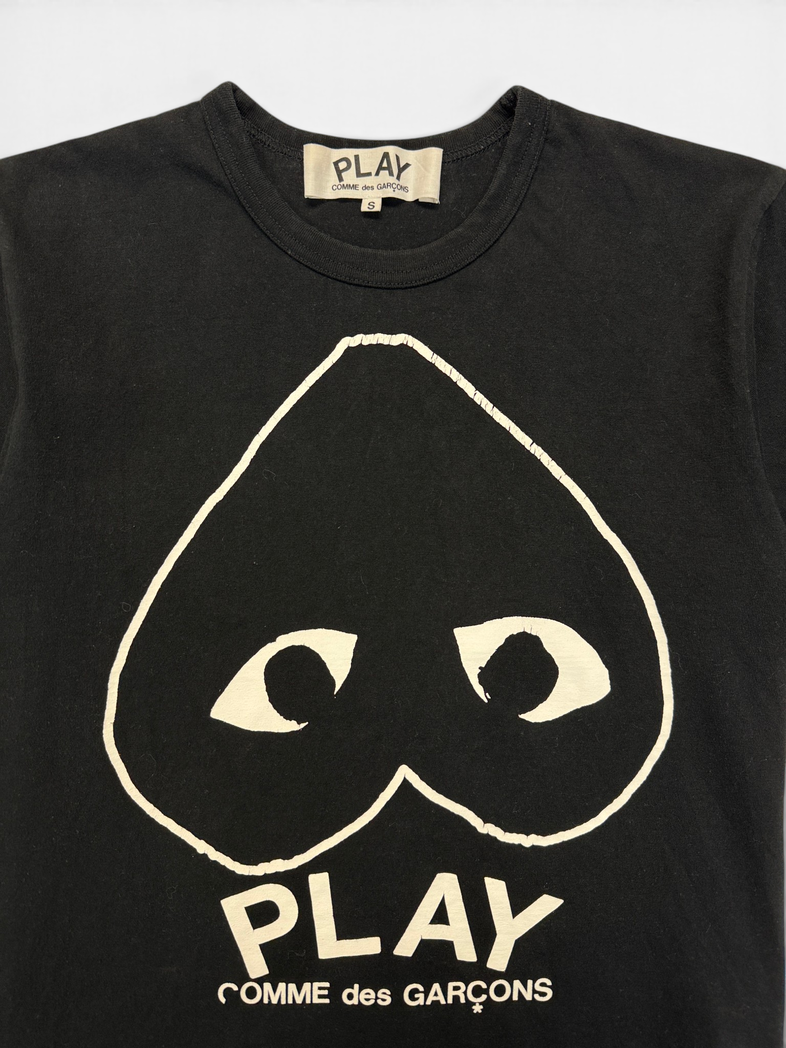 00s Comme des Garçons Shirt "PLAY " Made In Japan Schwarz
