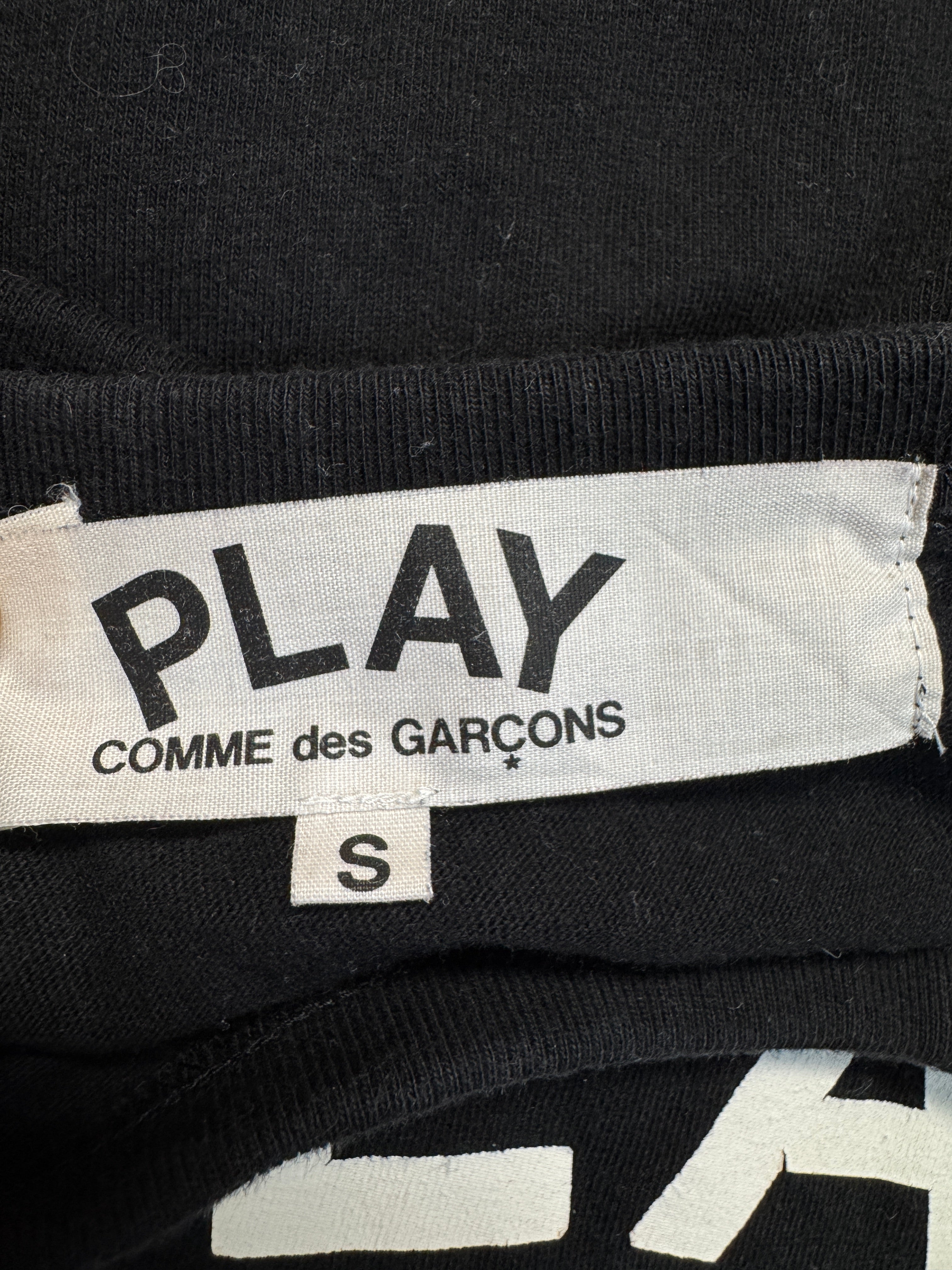 00s Comme des Garçons Shirt "PLAY " Made In Japan Schwarz