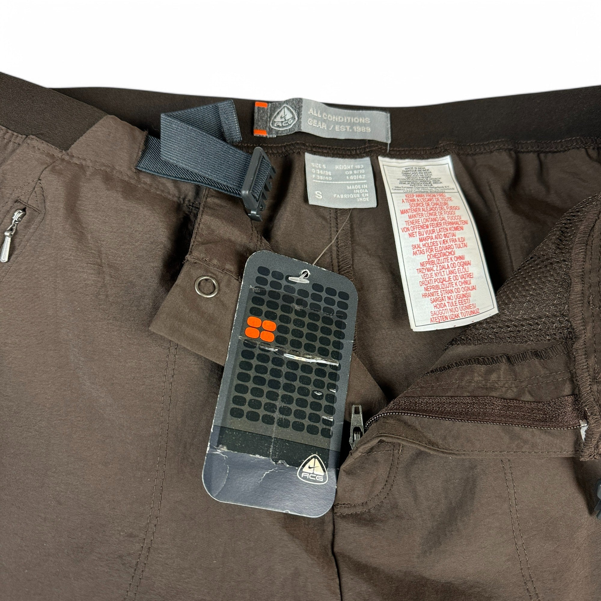 Nike ACG 3/4 Hose 00s Outdoor Deadstock Braun S