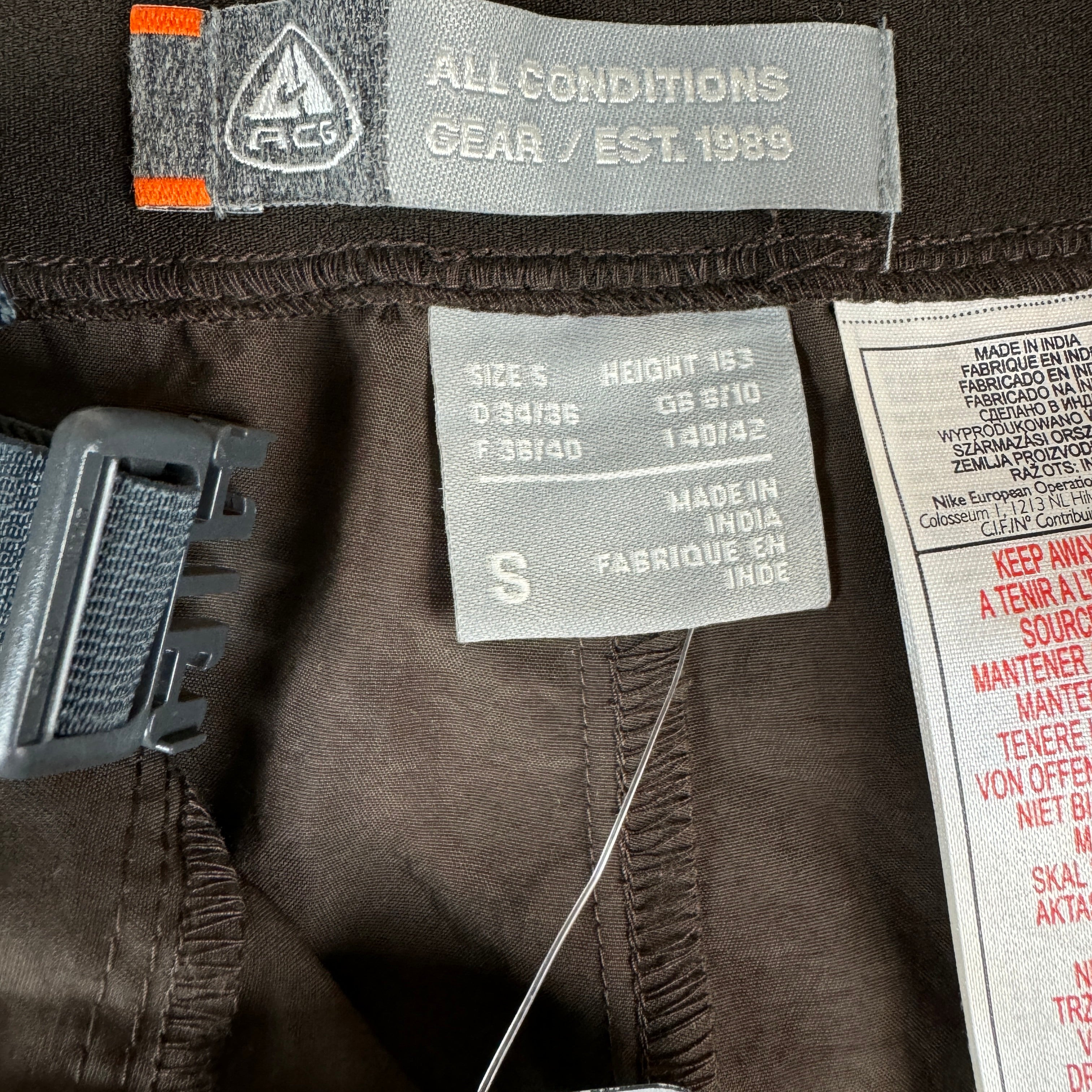 Nike ACG 3/4 Hose 00s Outdoor Deadstock Braun S