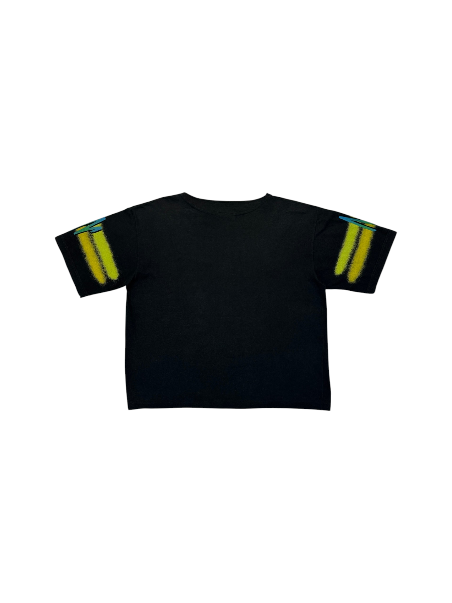 90s Fila Sea Line Shirt Single Stitch Schwarz