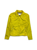 00s Prada Damenjacke Riri Zip Made In Italy Gelb 40 S