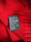 Ralph Lauren Strickpullover Basic Quarter Zip Troyer Rot XL