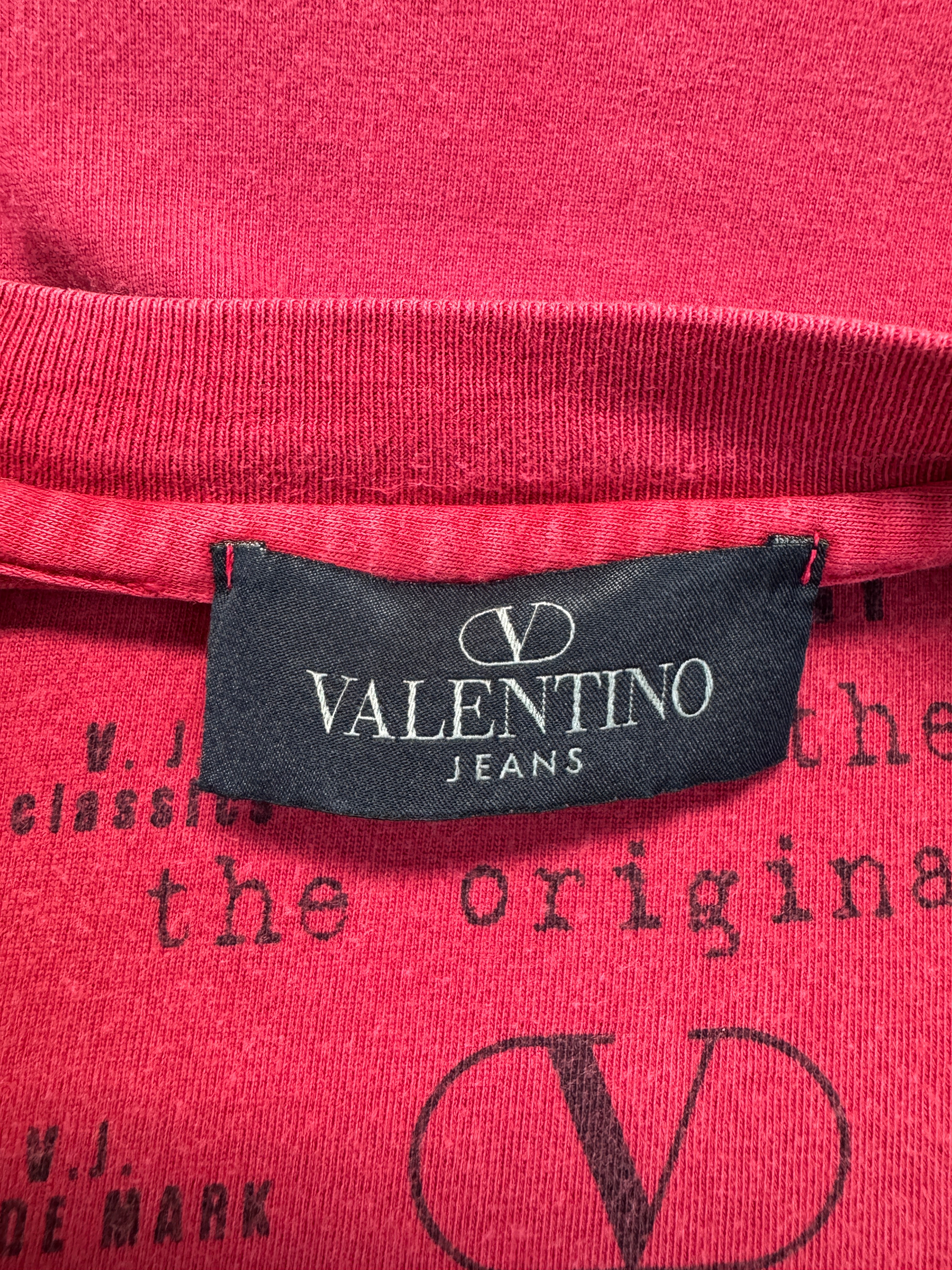 90s Valentino Jeans Shirt Rot