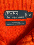 Ralph Lauren Strickpullover Basic Quarter Zip Troyer Orange M