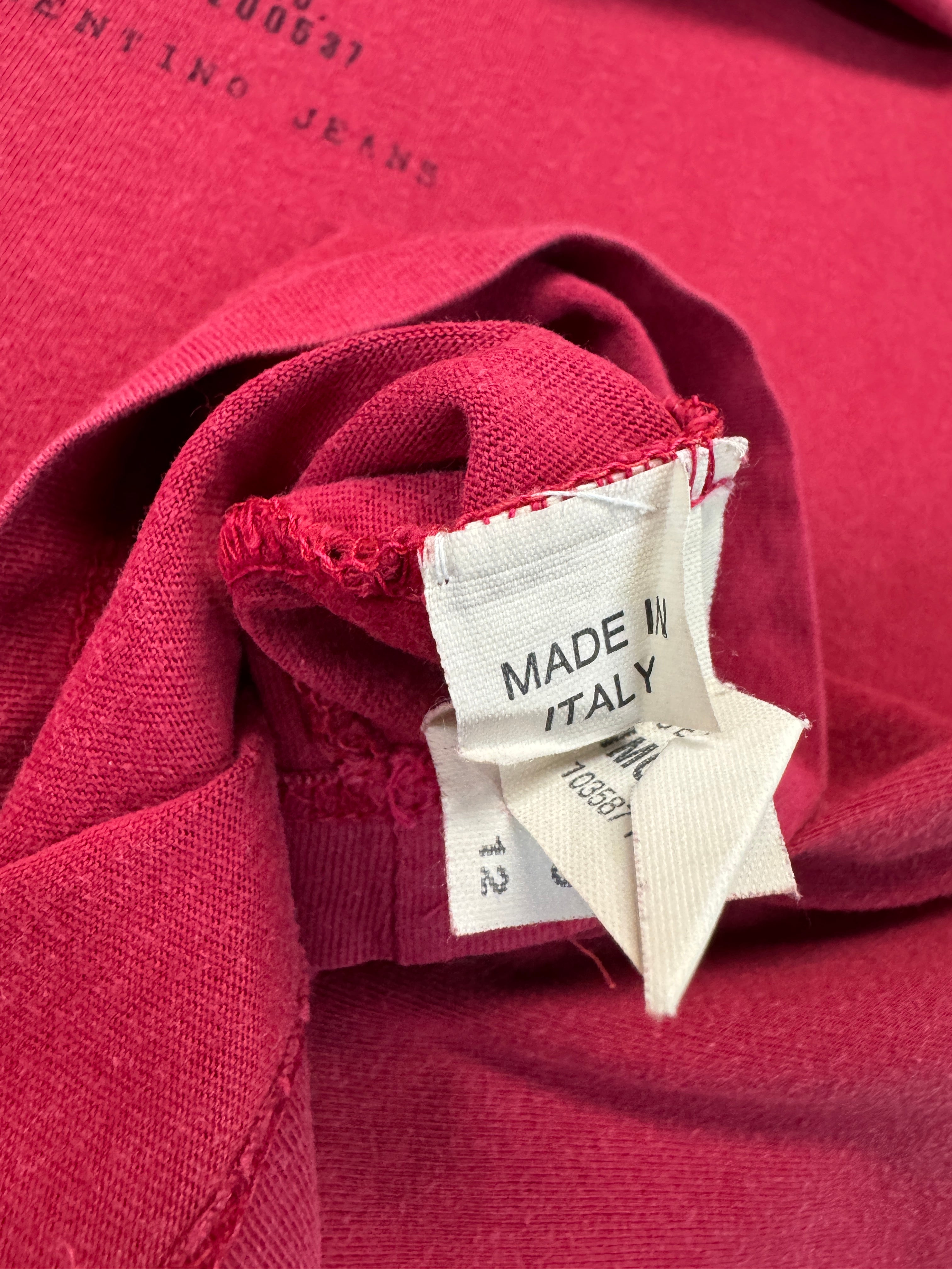 90s Valentino Jeans Shirt Rot