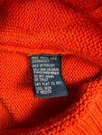 Ralph Lauren Strickpullover Basic Quarter Zip Troyer Orange M