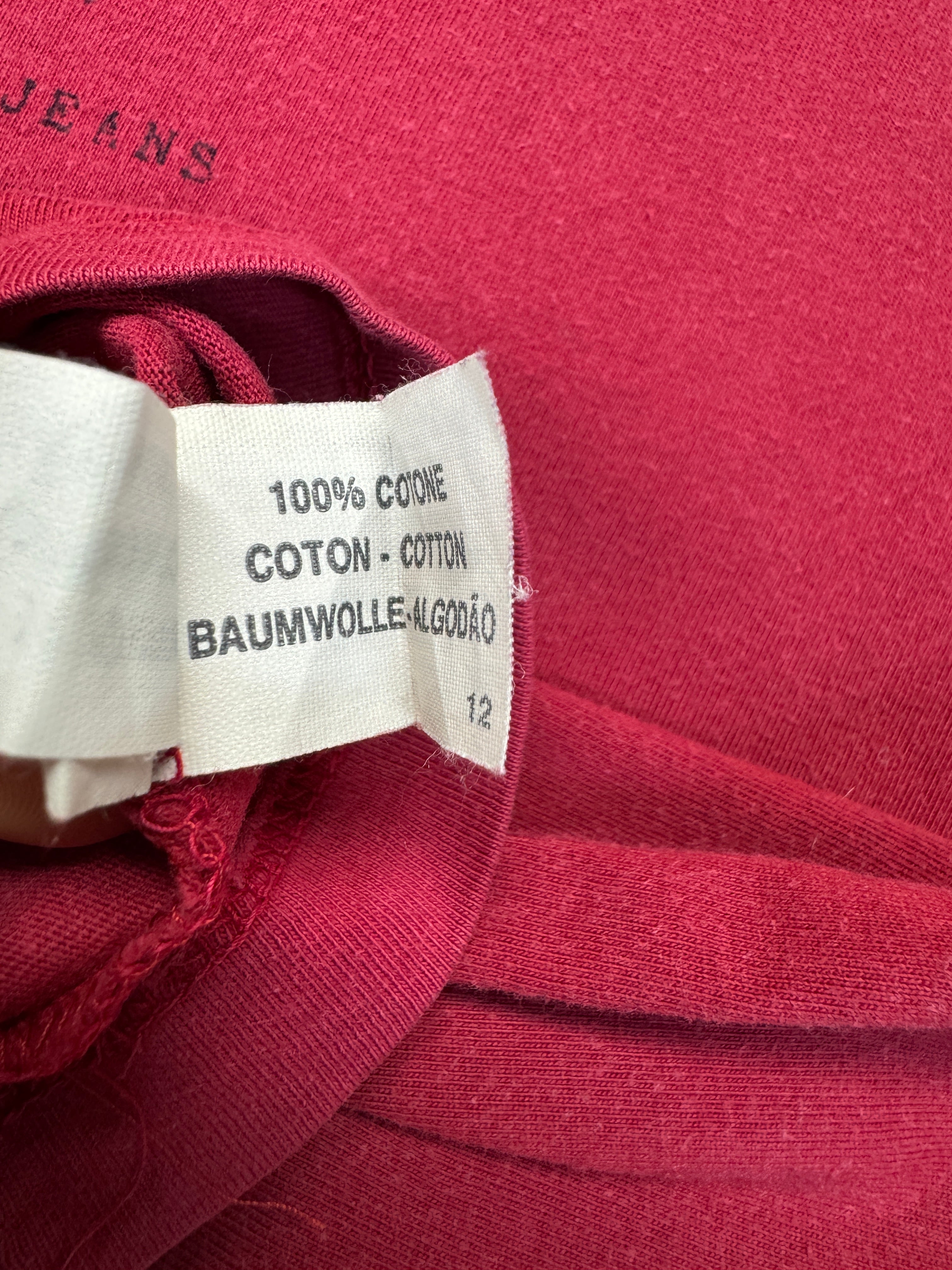 90s Valentino Jeans Shirt Rot