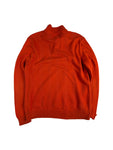 Ralph Lauren Strickpullover Basic Quarter Zip Troyer Orange M