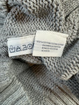 Vintage Ralph Lauren Strickpullover Basic Rundhals Made In Hong Kong Grau XL