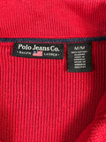 Vintage Polo Jeans Co. By Ralph Lauren Strickpulli Mit Polokragen Damen Rot M