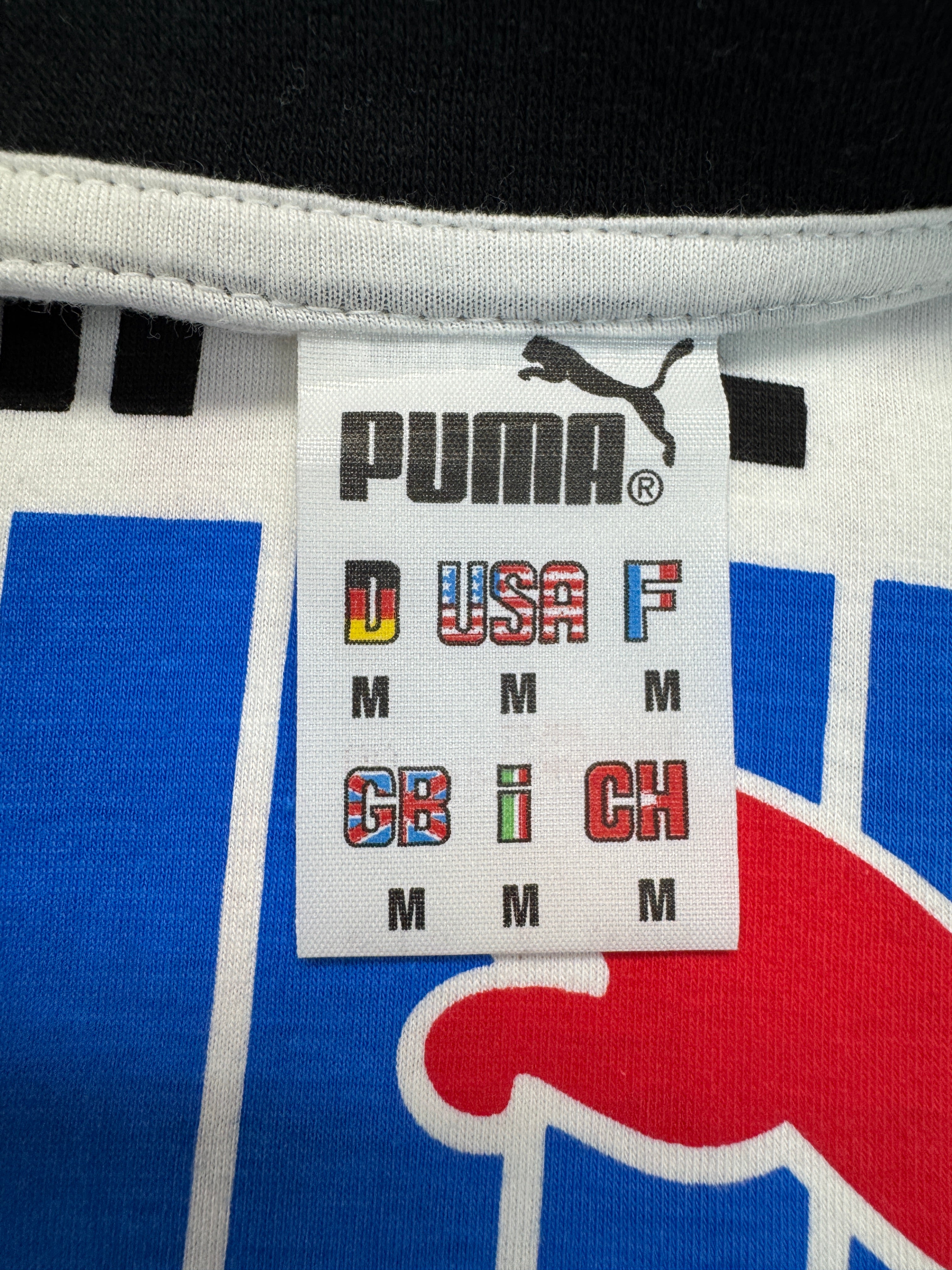 1995 Puma Shirt Street Soccer Cup 95 x Sport Bild Weiß