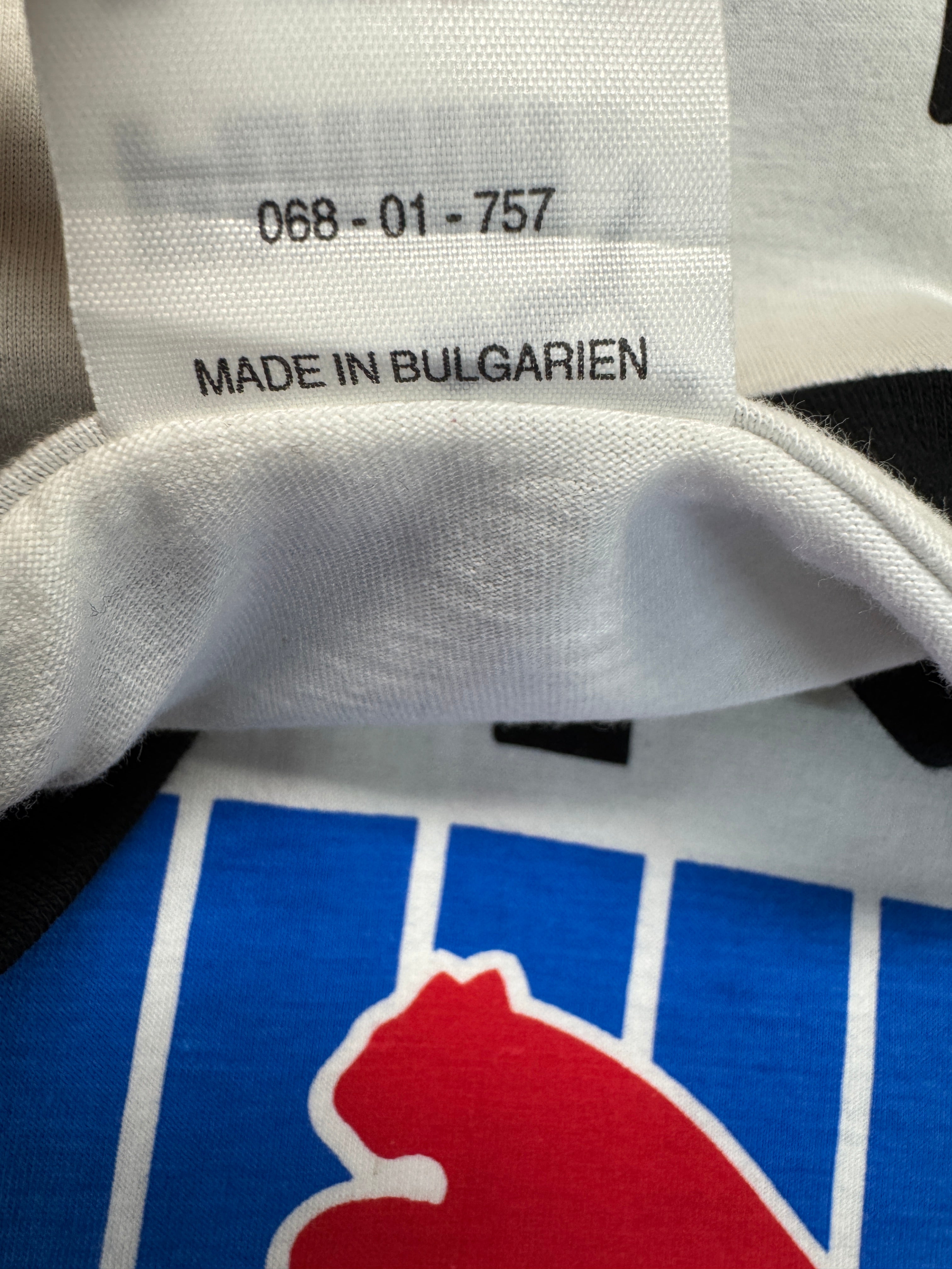 1995 Puma Shirt Street Soccer Cup 95 x Sport Bild Weiß