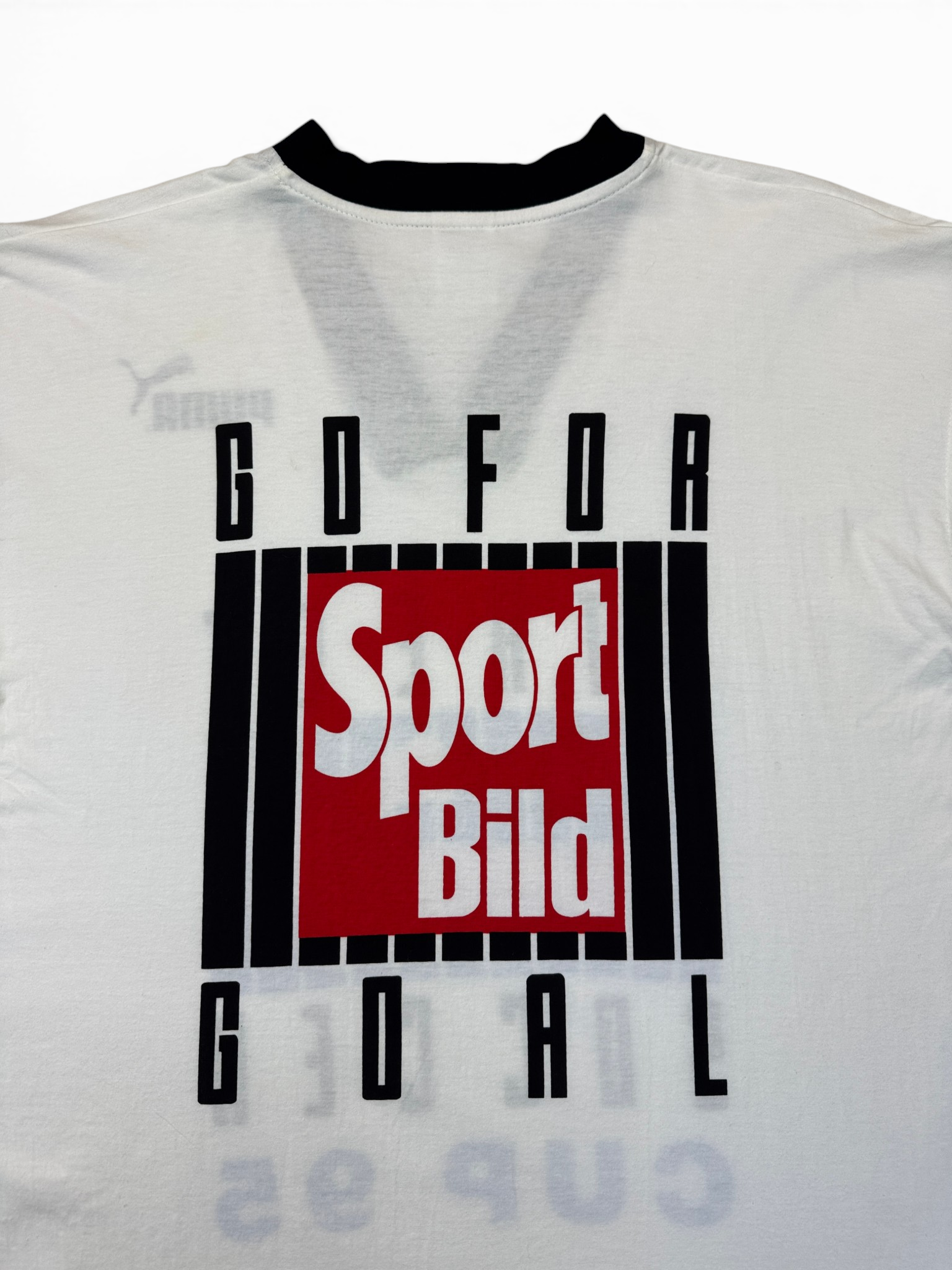 1995 Puma Shirt Street Soccer Cup 95 x Sport Bild Weiß