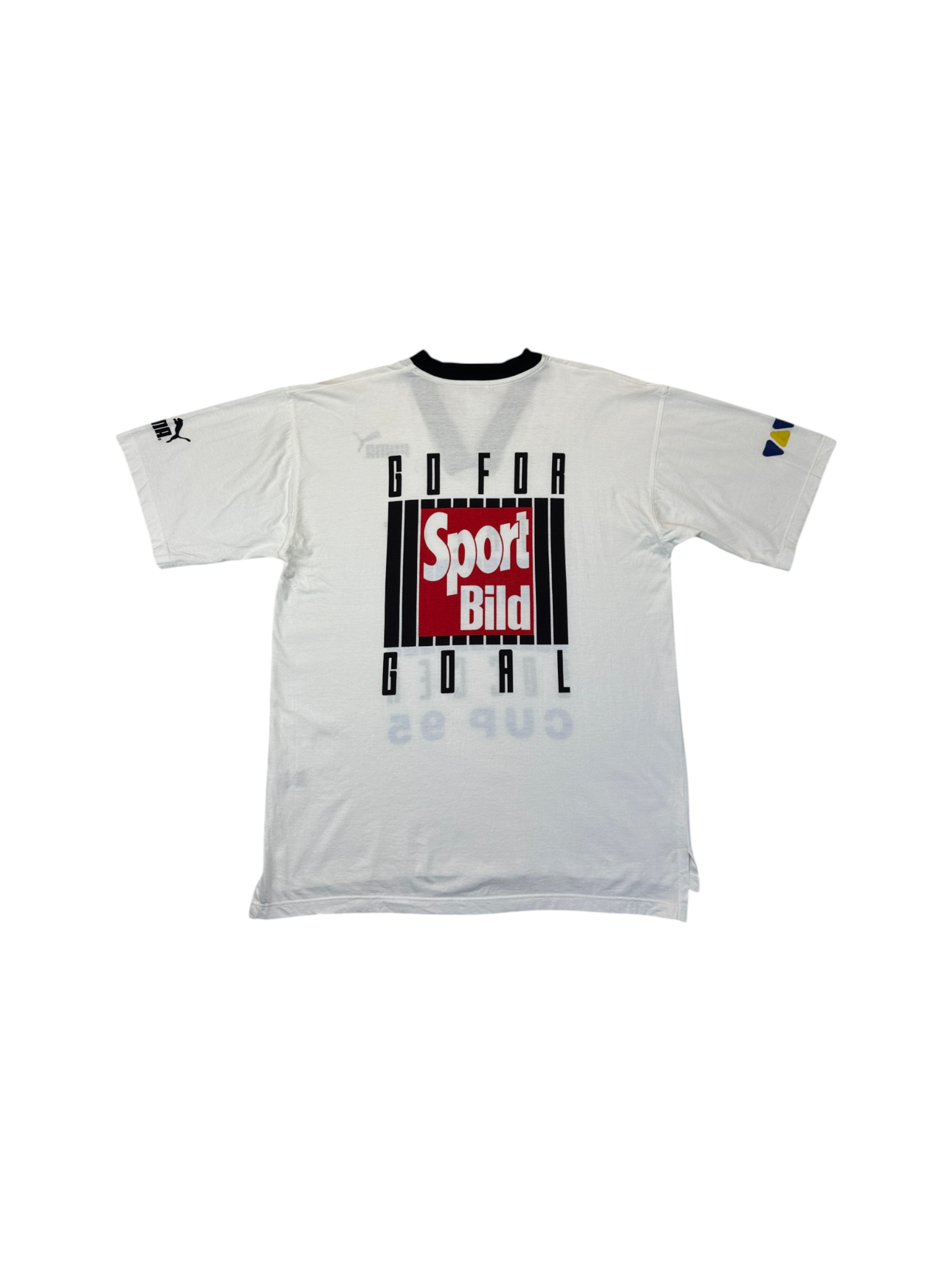 1995 Puma Shirt Street Soccer Cup 95 x Sport Bild Weiß