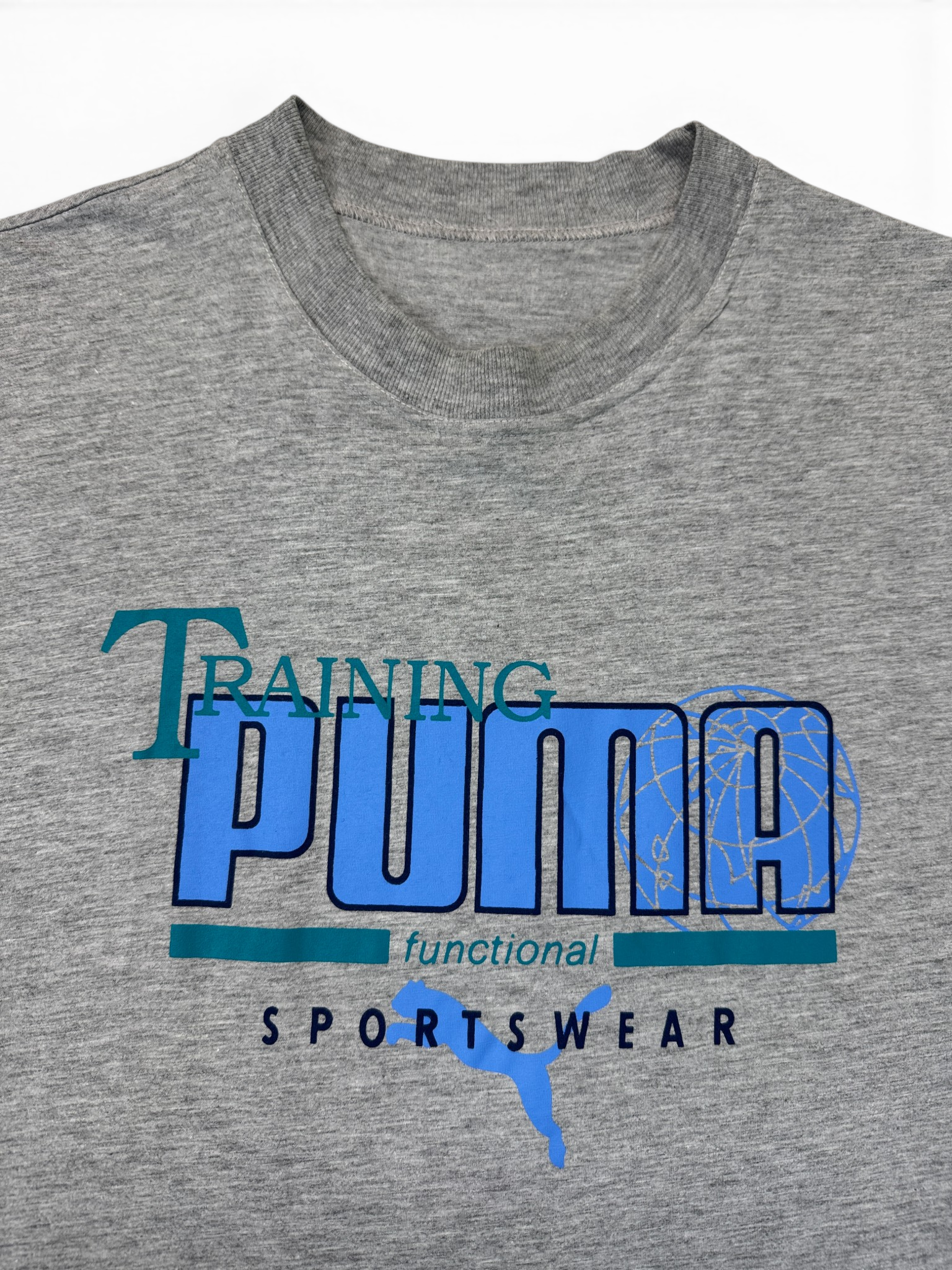 90s Puma Training Shirt "Functional Sportswear" Grau