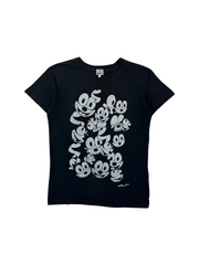 80s Iceberg Shirt Felix The Cat Schwarz