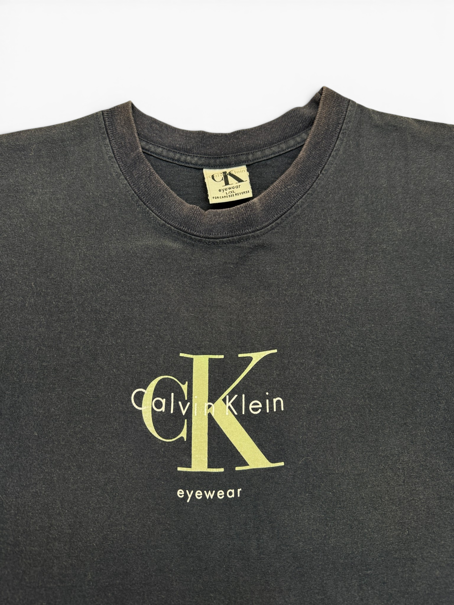 90s Calvin Klein Eyewear Shirt Made In USA Dunkelbau