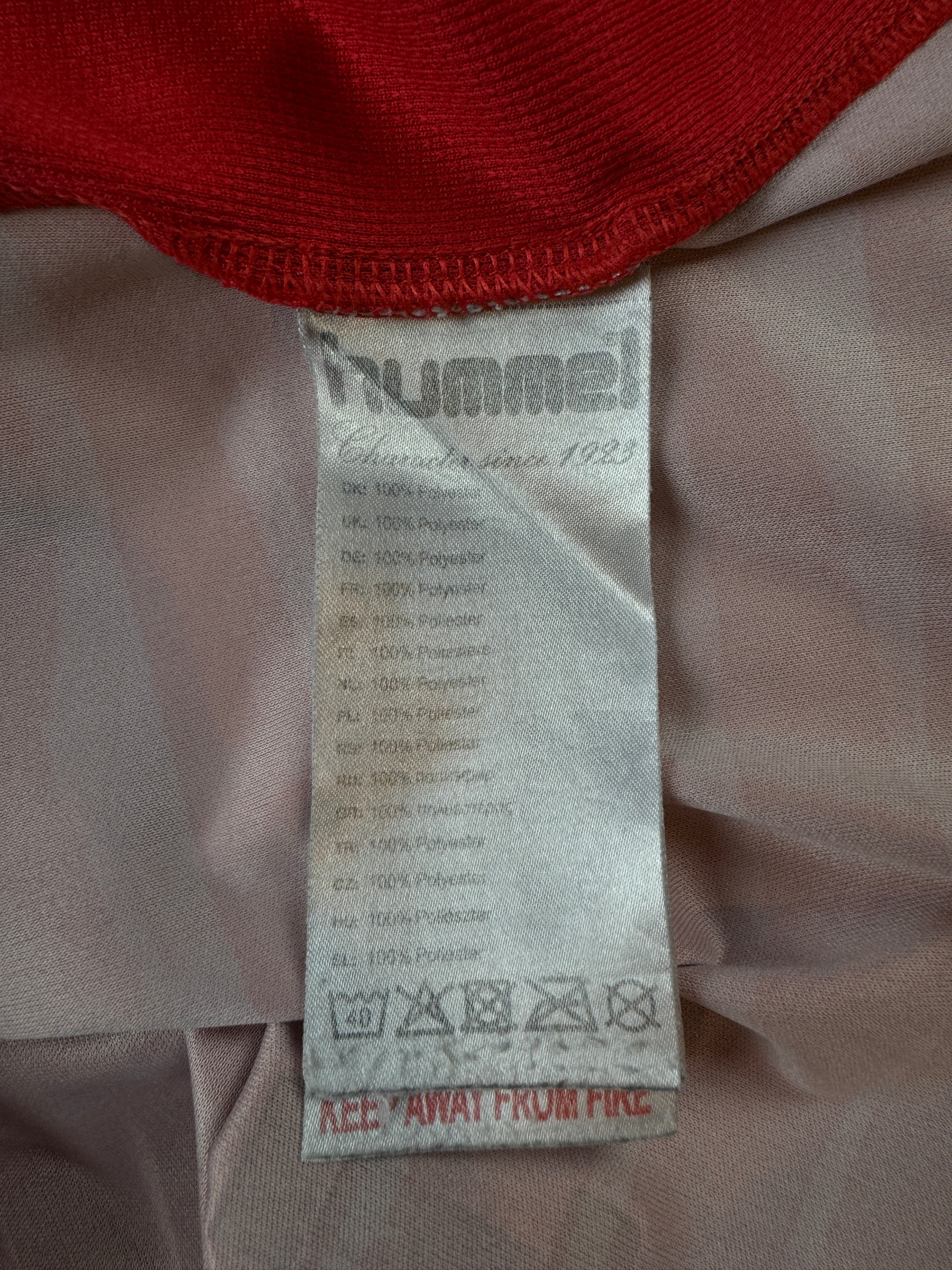 Hummel Trikot St. Pauli 2015/16 Congstar Rot Schwarz S-M