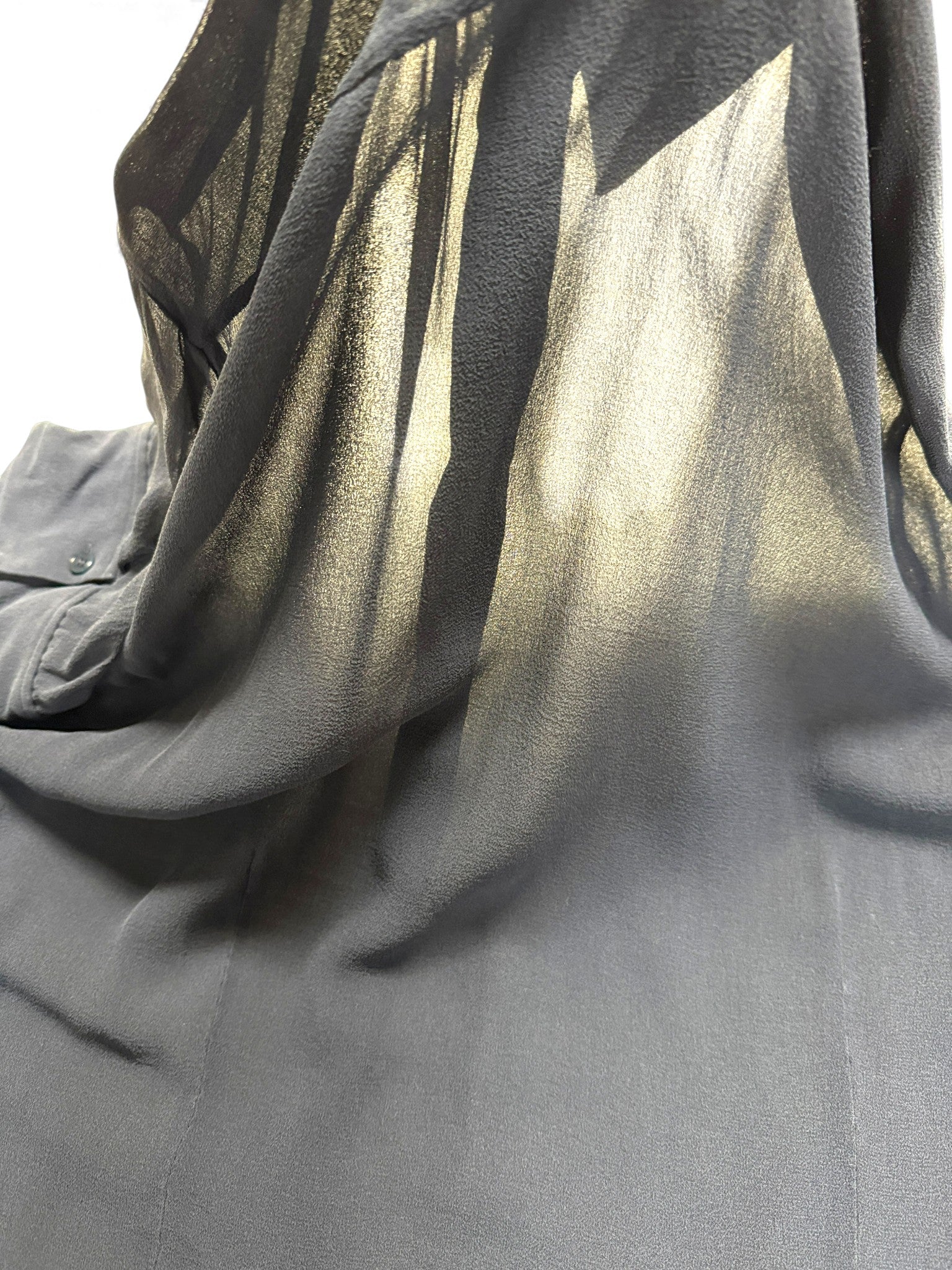 00s Acne Seethrough Top Schwarz M-L