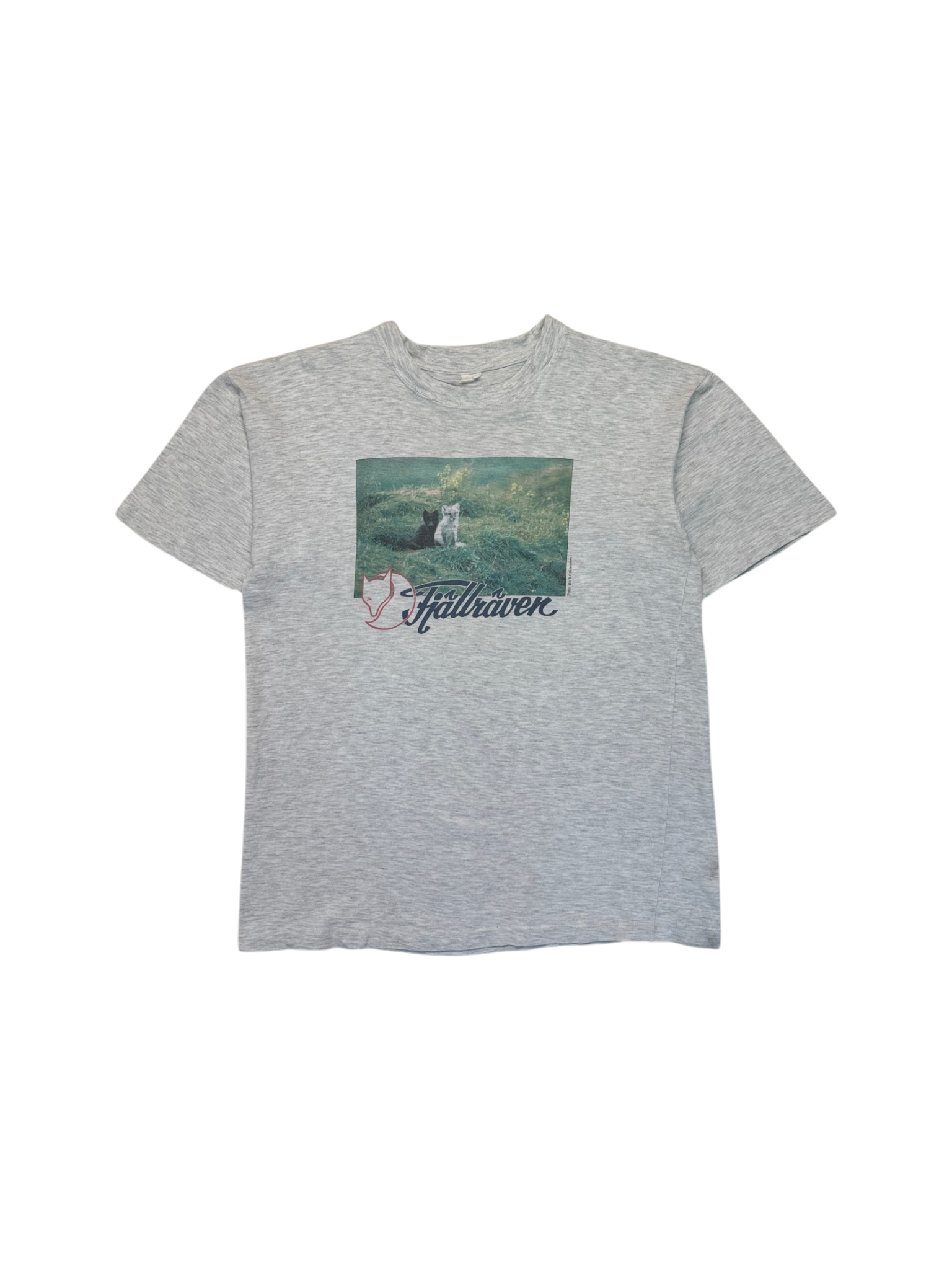 80s Fjällräven Shirt Foto: Bo Kristiansson Single Stitch Grau