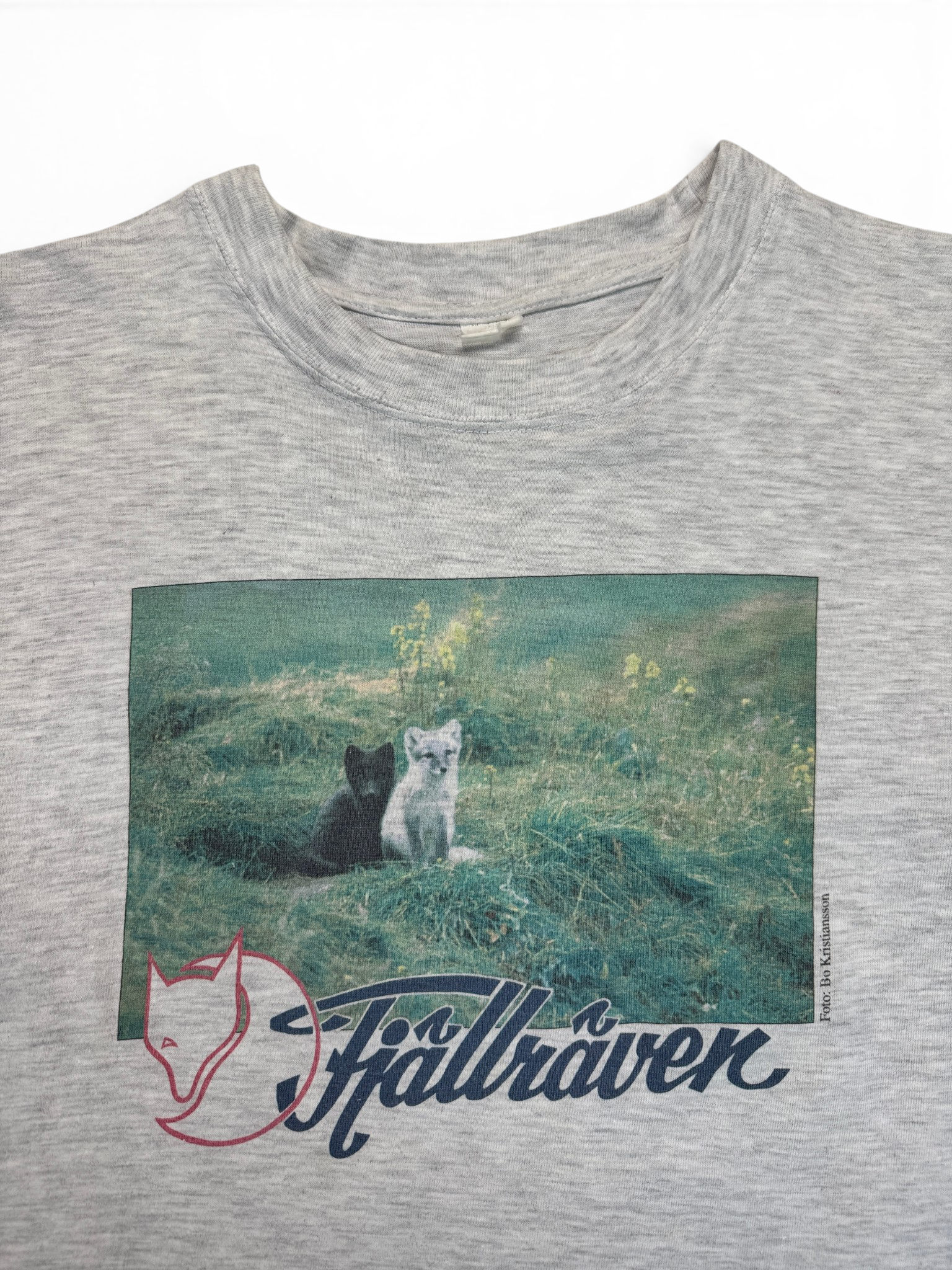 80s Fjällräven Shirt Foto: Bo Kristiansson Single Stitch Grau