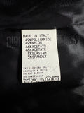 00s Dirk Bikkembergs Blazer Velcro-Closure Glanz Made In Italy Silber Metallic 48 S-M