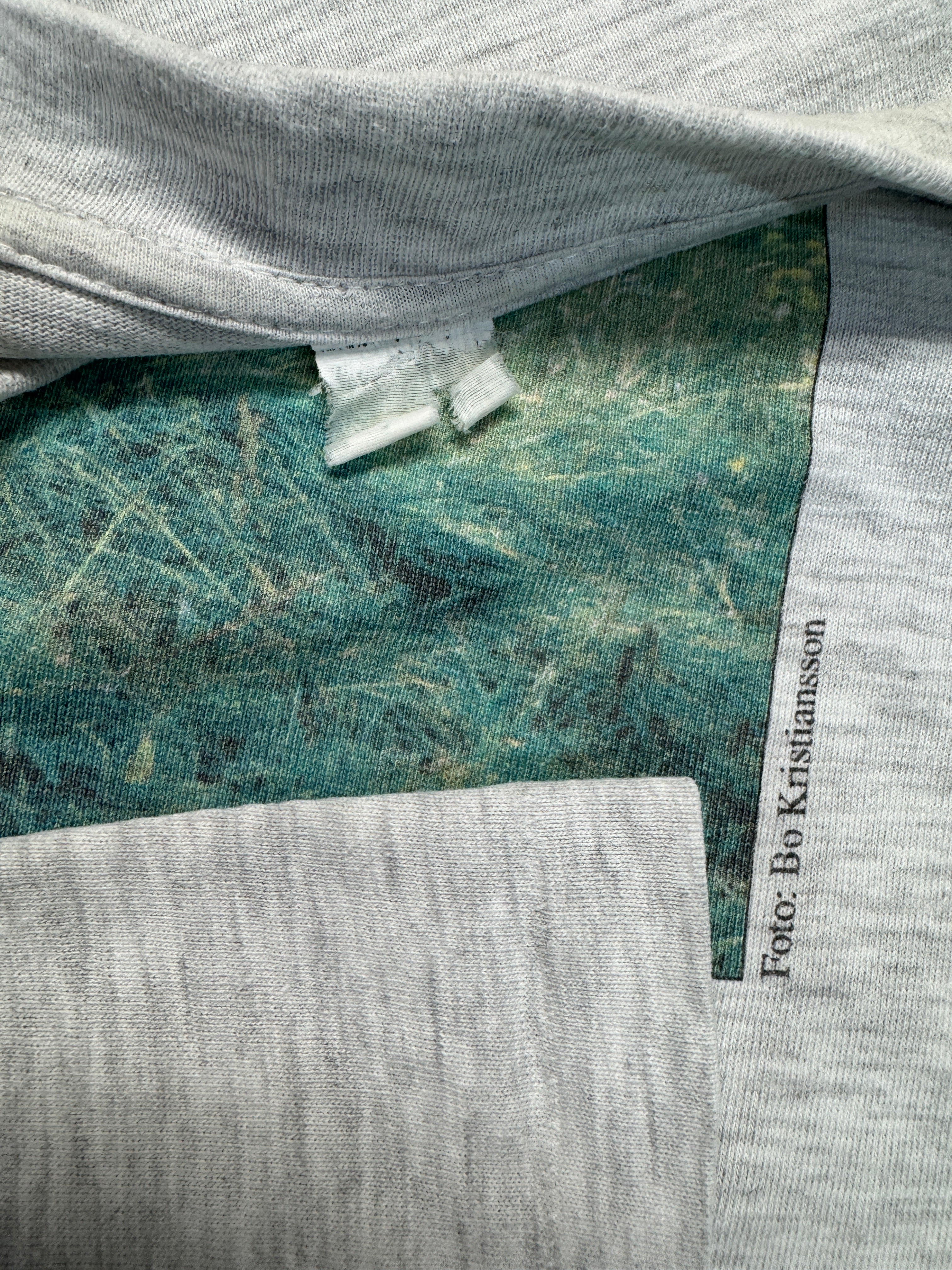 80s Fjällräven Shirt Foto: Bo Kristiansson Single Stitch Grau