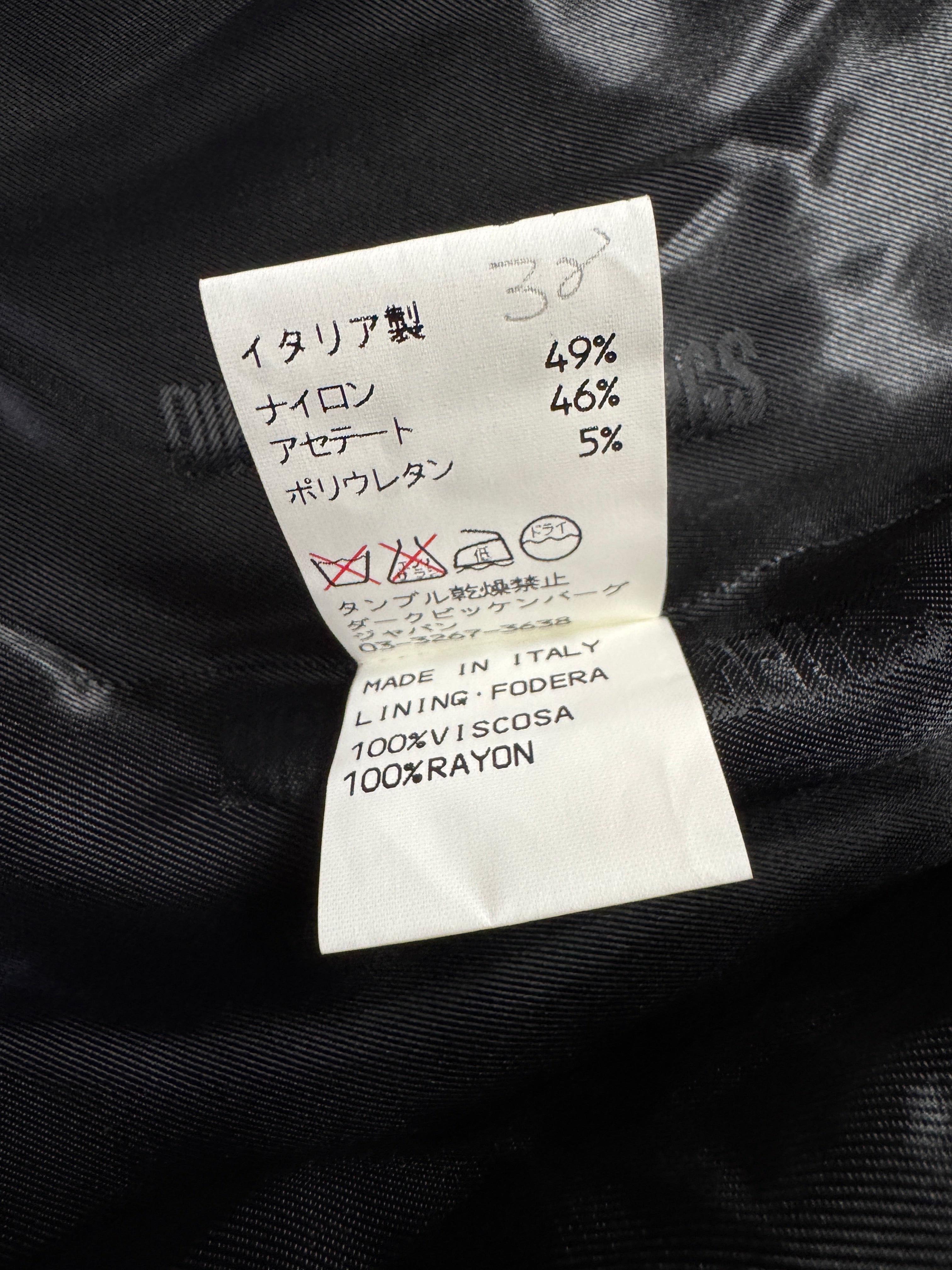 00s Dirk Bikkembergs Blazer Velcro-Closure Glanz Made In Italy Silber Metallic 48 S-M