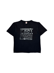 90s Levis Promo Shirt "Shrink to fit 501" Single Stitch Schwarz