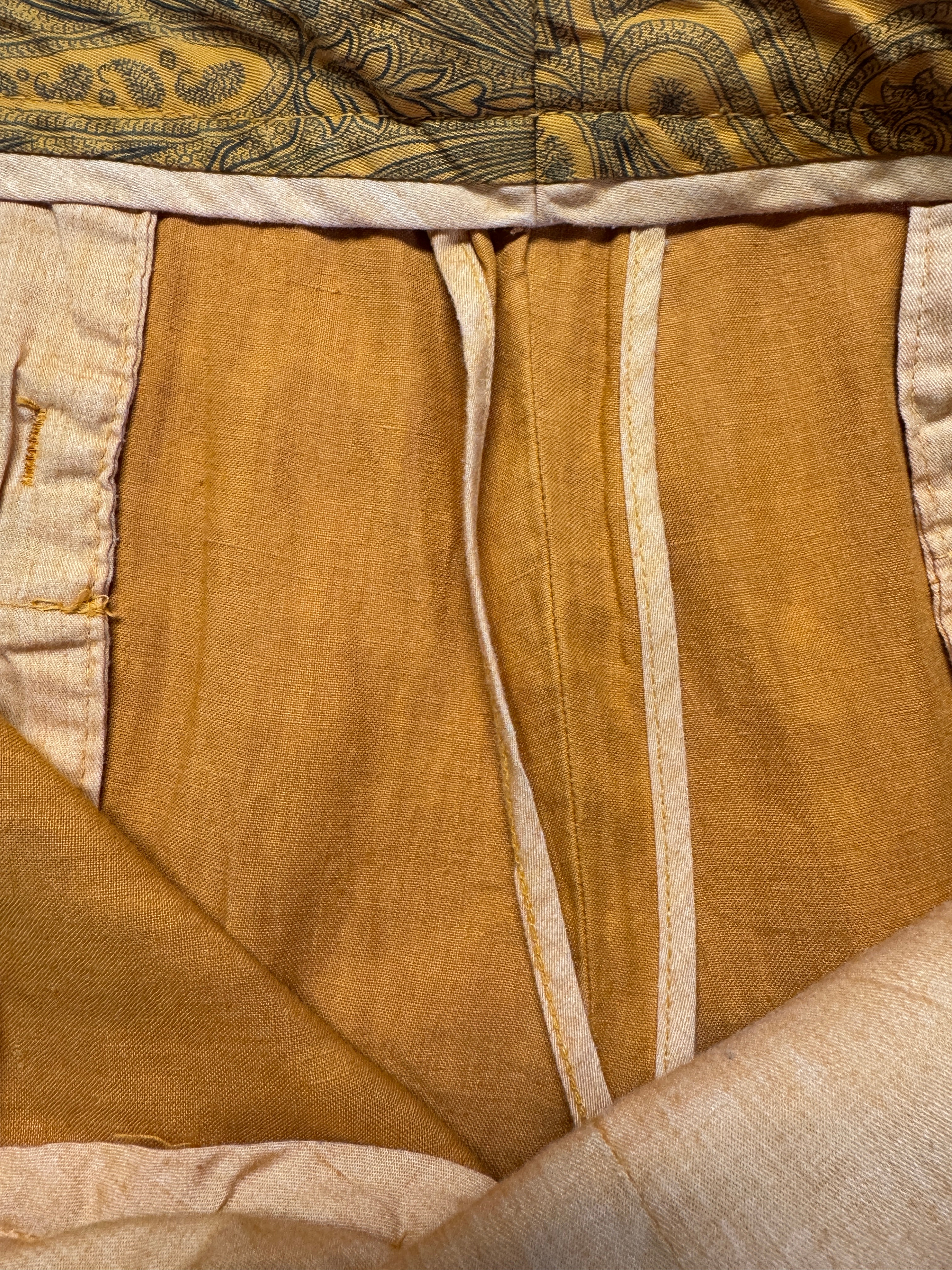 Etro Leinenhose Made In Italy Orange 58 XXL