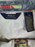 Ralph Lauren Badehose Fireball x Aztec Pattern Grün Rot 36