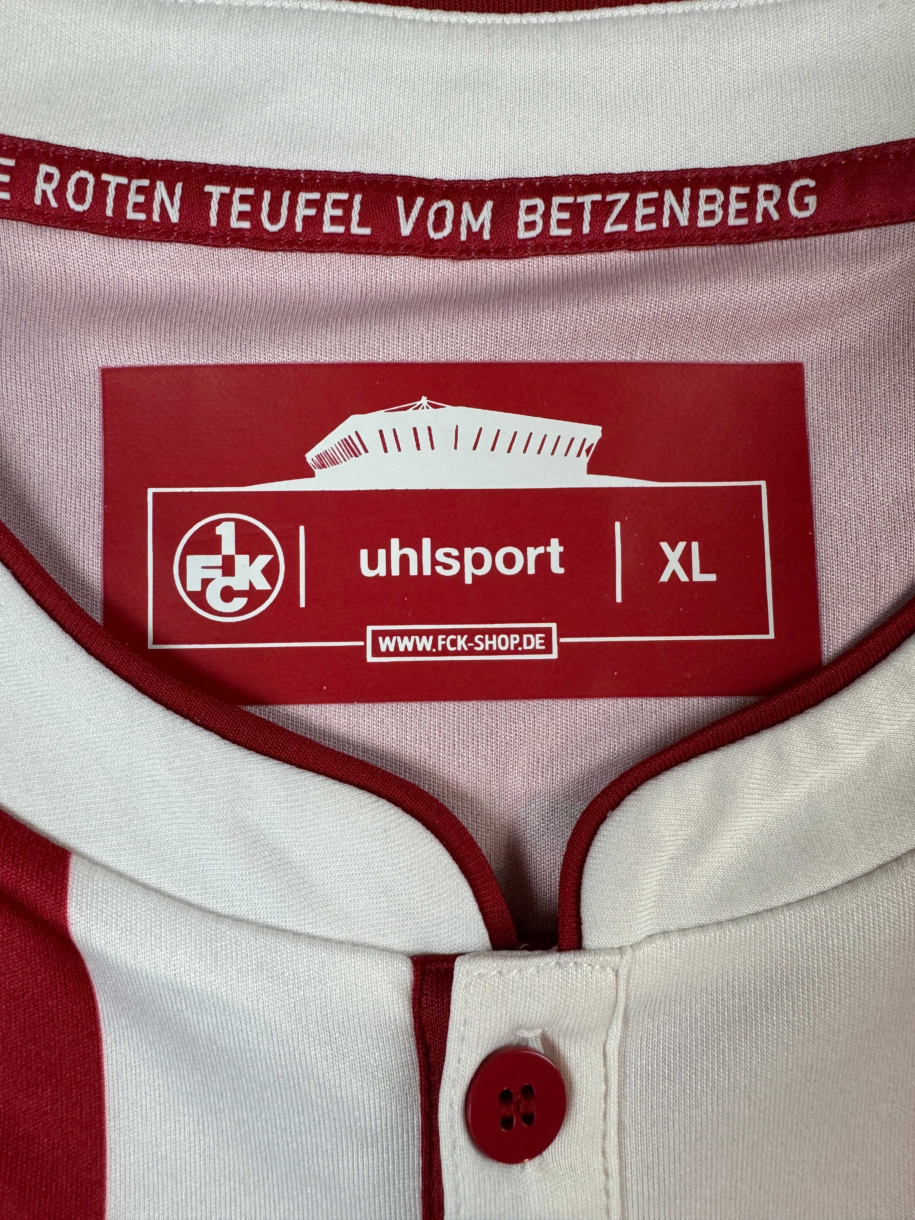 Uhlsport Trikot 1. FC Kaiserslautern 2023/24 #17 Hemlein 3. Liga Layenberger Rot Weiß XL