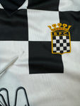 Puma Trikot Langarm Boavista 2003-04 Home #10 Valdemar Montepio Geral Weiß Schwarz L