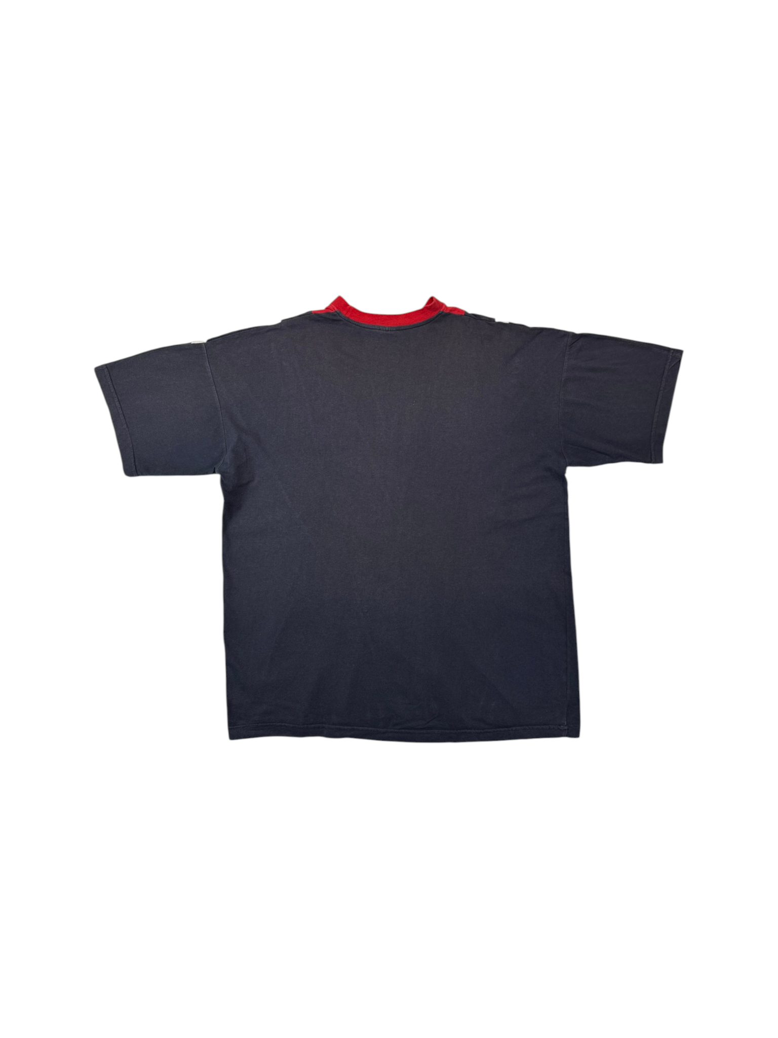 90s Puma Shirt Dunkelblau Rot
