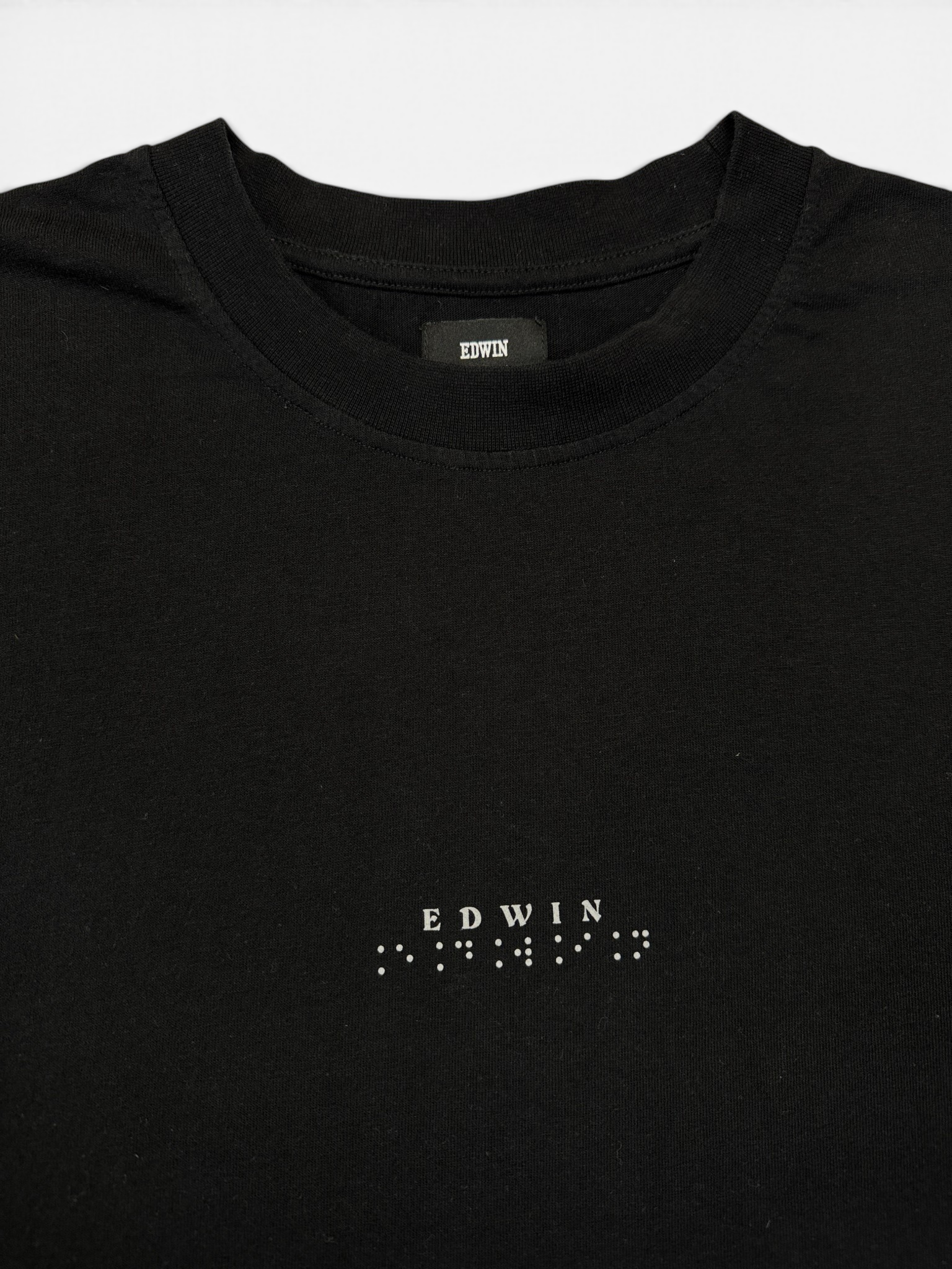 2010s Edwin Shirt 'Nazo' Moon Schwarz