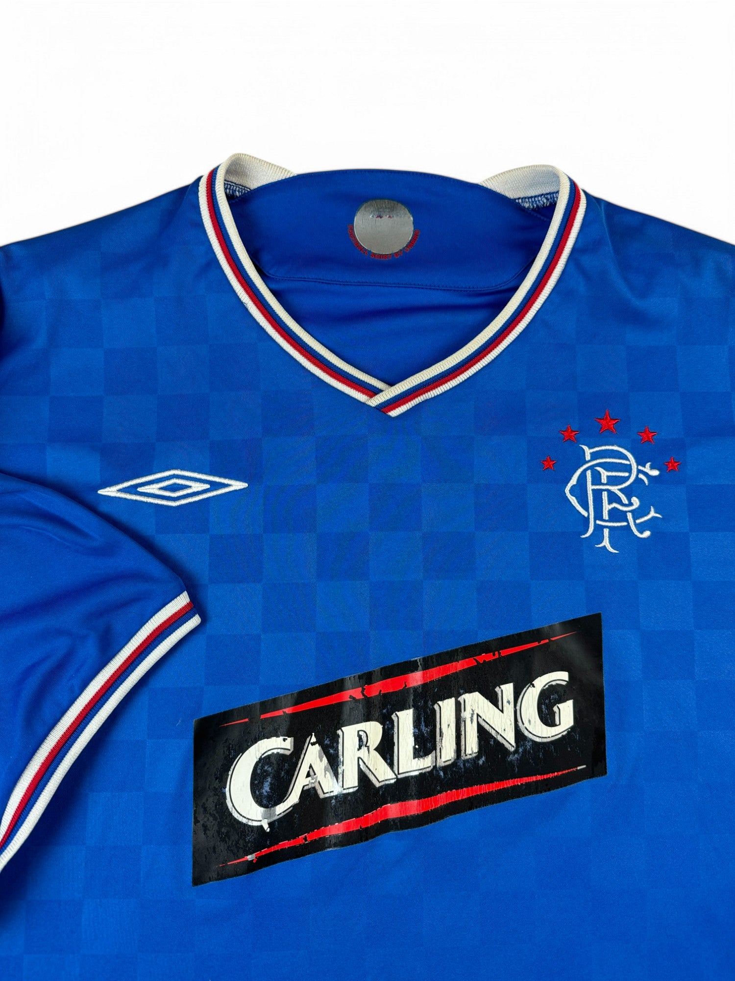 Umbro Trikot Glasgow Rangers Home 2009 - 2010 Carling Blau 5XL