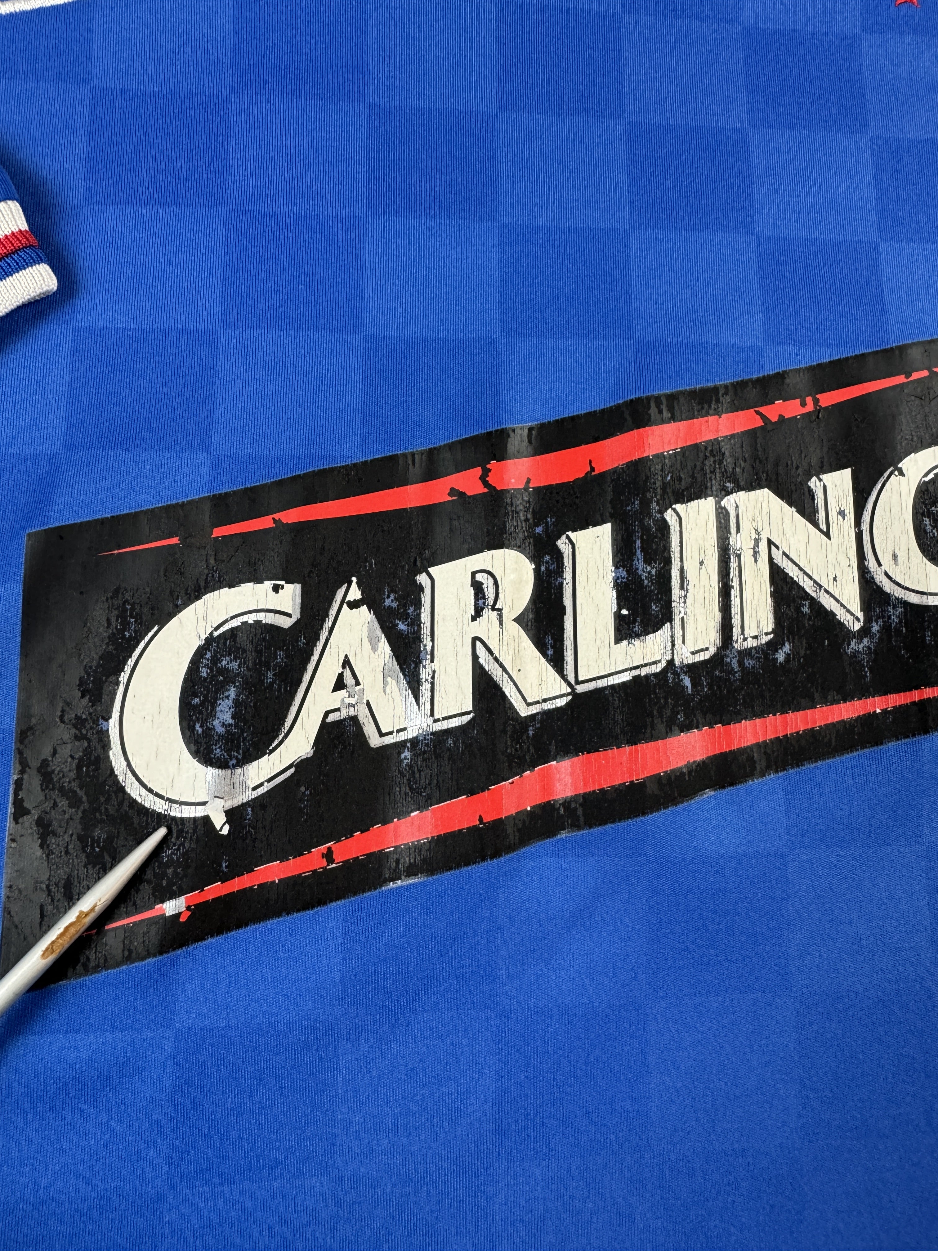 Umbro Trikot Glasgow Rangers Home 2009 - 2010 Carling Blau 5XL