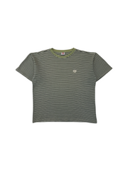 90s Striped Levis Shirt Khaki Grün
