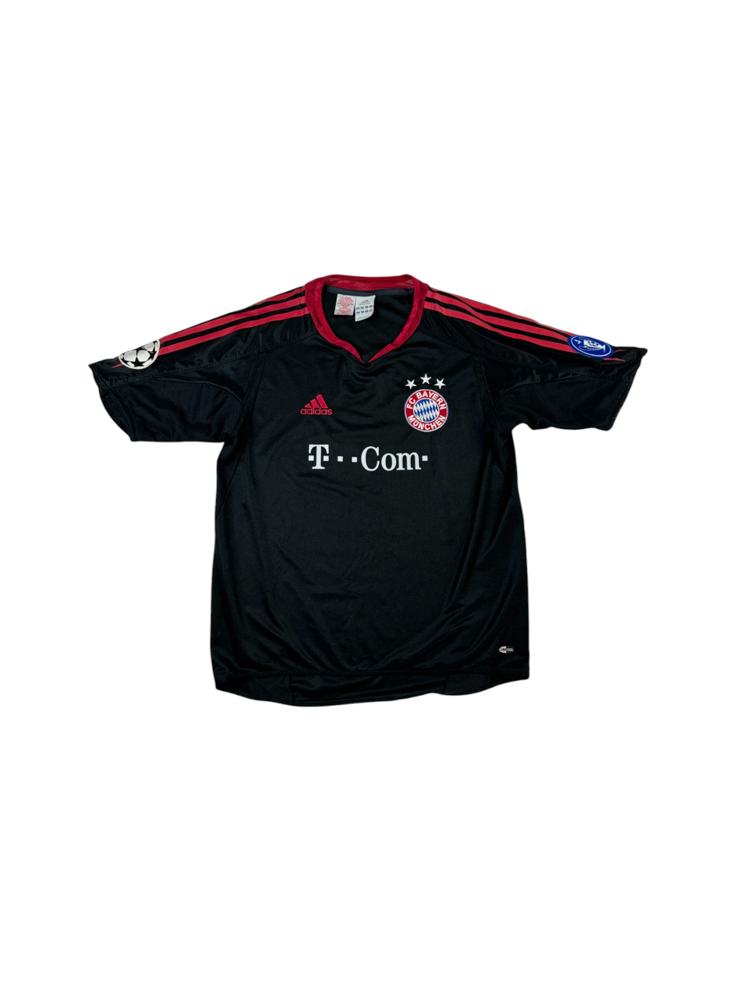 Adidas Trikot FC Bayern 2004/05 Champions League Schwarz Rot Kinder 164