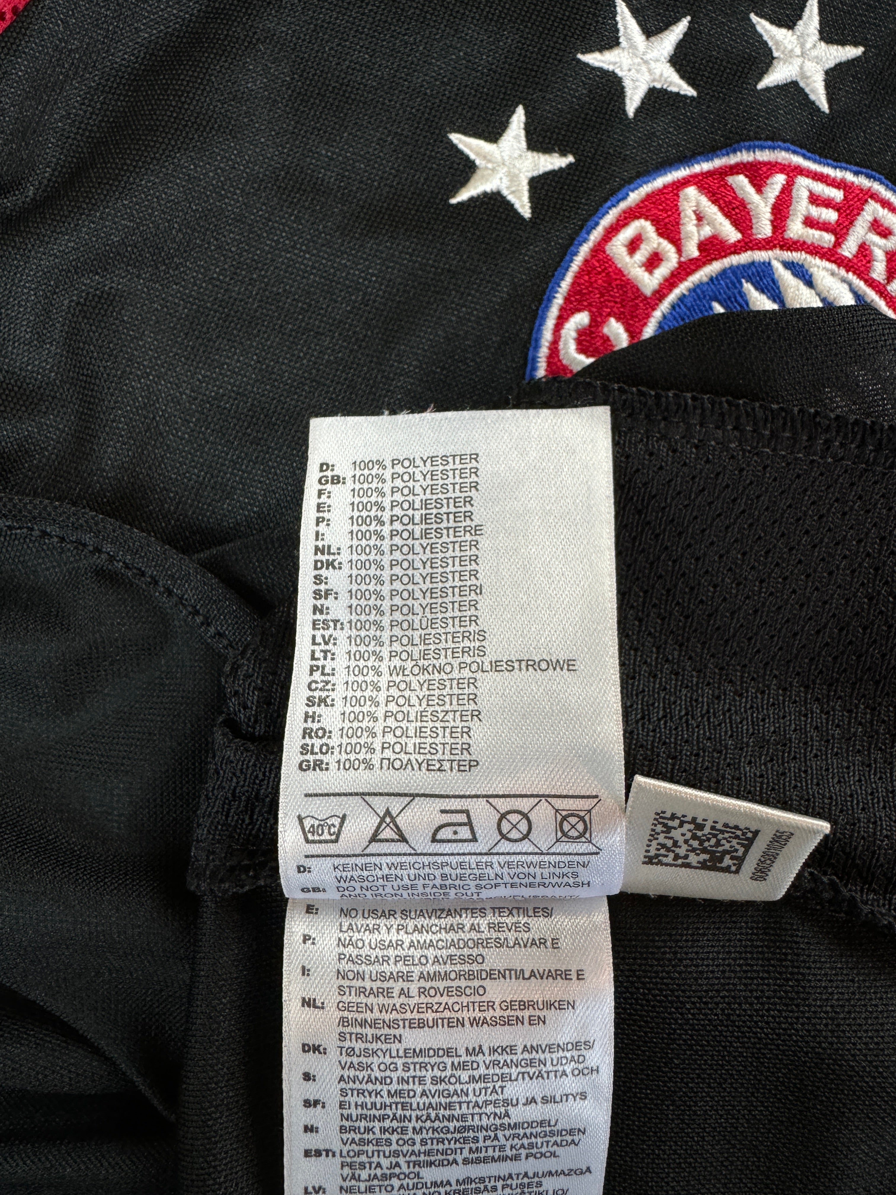 Adidas Trikot FC Bayern 2004/05 Champions League Schwarz Rot Kinder 164